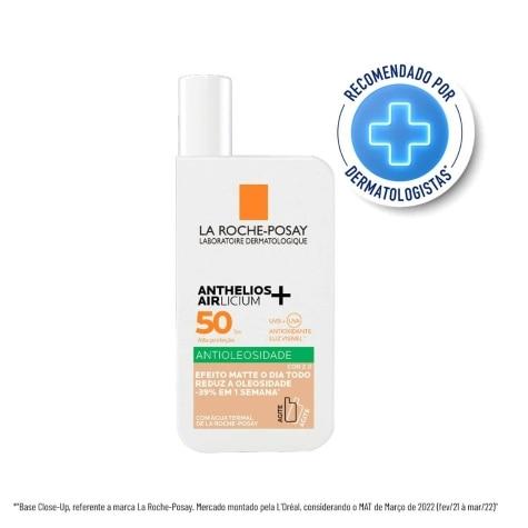 Protetor Solar Facial La Roche-Posay Anthelios Airlicium Antioleosidade FPS50 Cor 2.0 40ml - Imagem 2