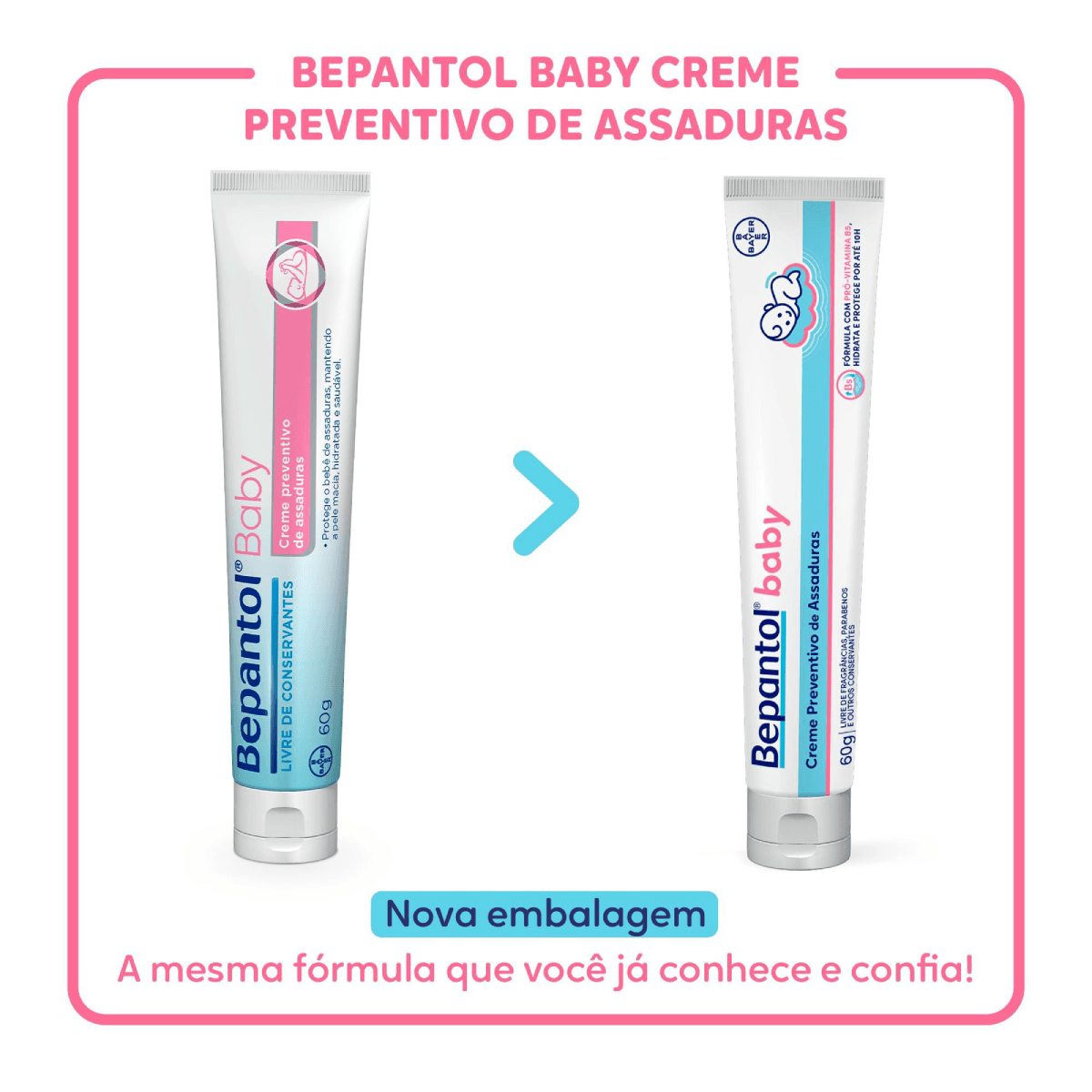 Creme Preventivo de Assaduras Bepantol Baby 60g - Imagem 2