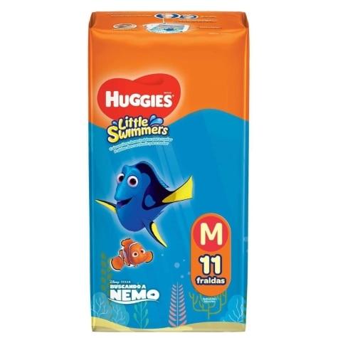 Fralda Para Piscina Little Swimmers M 11 Unidades - Imagem 1