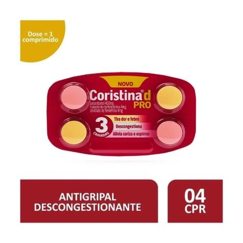 Coristina D Pro 4 Comprimidos - Imagem 2