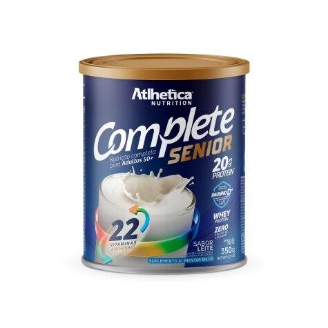 Suplemento Alimentar Atlhetica Nutrition Complete Senior 50+ Sabor Leite 350g - Imagem 1