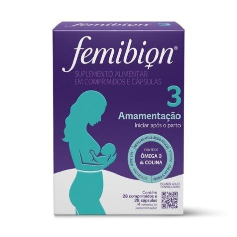 Femibion 3 Amamentação 28 Comprimidos + 28 Cápsulas - Imagem 1
