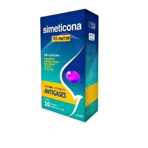 Simeticona 125mg 10 Cápsulas Airela Genérico - Imagem 1