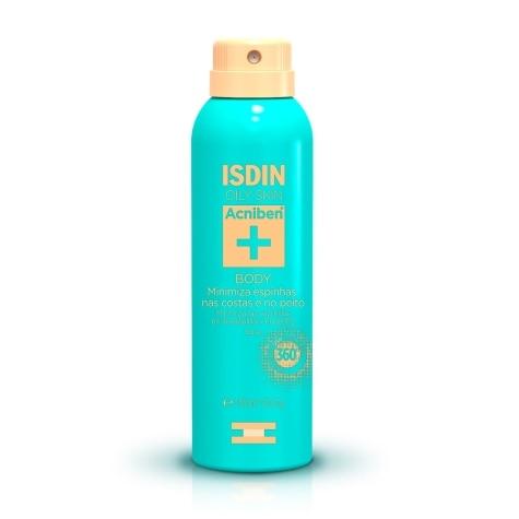 Spray Isdin Oily Skin Acniben+ Corporal 150ml - Imagem 1