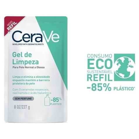 Gel de Limpeza Cerave Sem Perfume Refil Facial 277g - Imagem 2