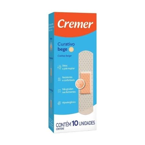 Curativo Cremer Bege com 10 Unidades - Imagem 1