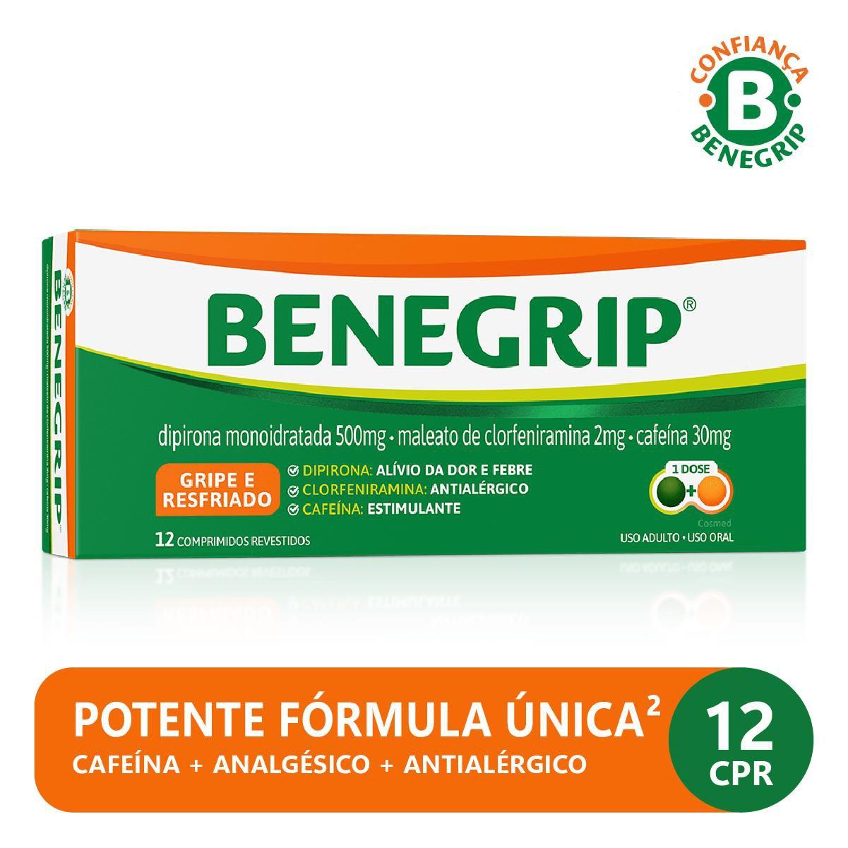 Benegrip 12 Comprimidos Revestidos - Imagem 2