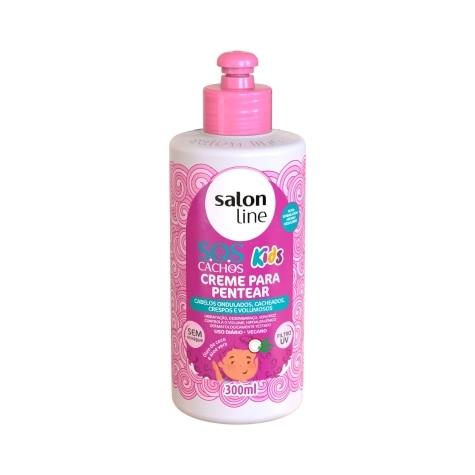 Creme de Pentear Salon Line SOS Cachos Kids Cabelo Cacheado e Crespo 300ml - Imagem 1