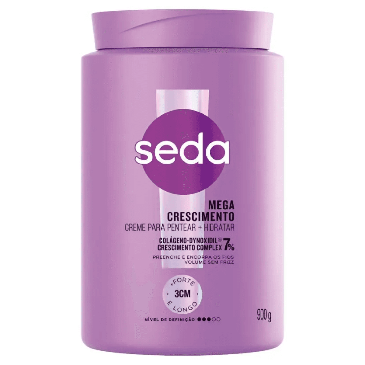 Creme para Pentear Seda Mega Crescimento 900g - Imagem 1