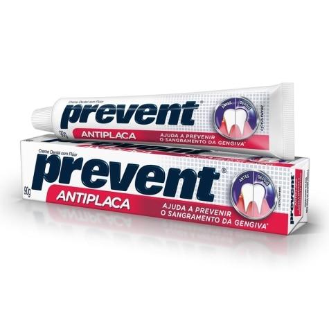 Creme Dental Prevent Antiplaca 90g - Imagem 1