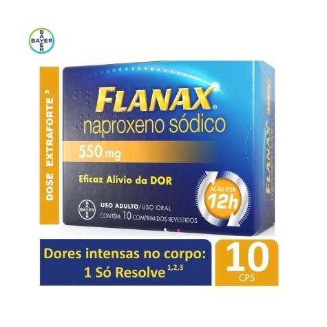 Flanax 550mg 10 Comprimidos Revestidos - Imagem 2