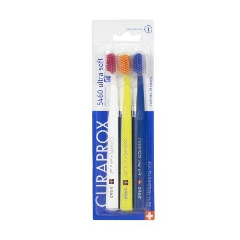 Escova Dental Curaprox 5460 Ultra Soft 3 Unidades Cores Sortidas - Imagem 1