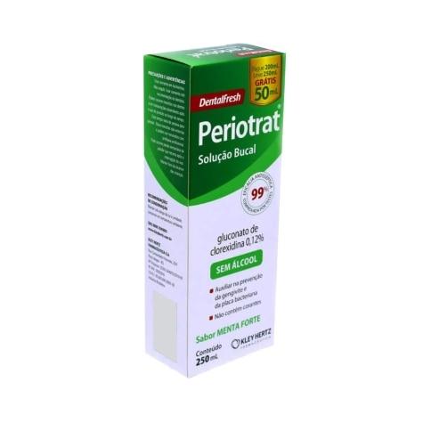 Enxaguante Bucal Periotrat Dental Fresh Menta Forte Sem Álcool 250ml - Imagem 1