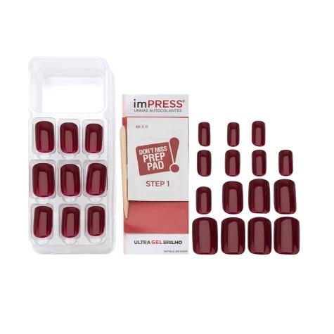 Unhas Postiças Autocolantes Impress Cor Pretty Please Média 24 Unidades - Imagem 4