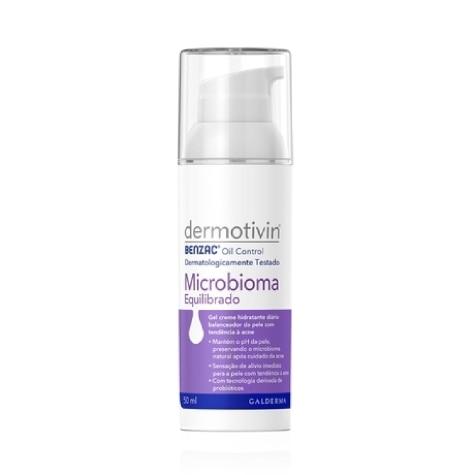 Gel Creme Dermotivin Benzac Oil Control Facial 50ml - Imagem 1