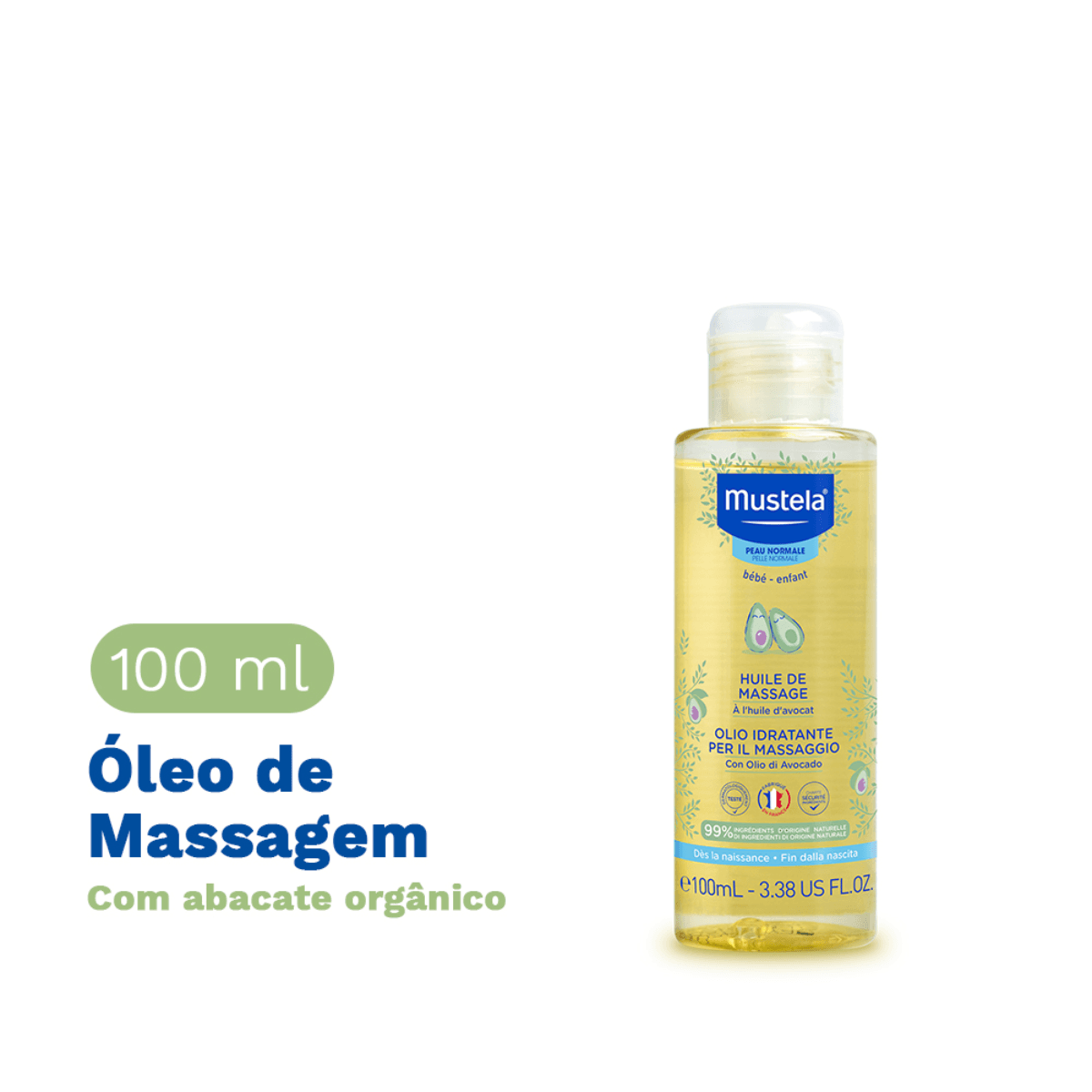 Óleo de Massagem Mustela Bebê 100ml - Imagem 2