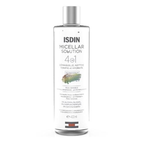 Solução Micellar Isdin Solution 4 em 1 Facial 400ml - Imagem 1