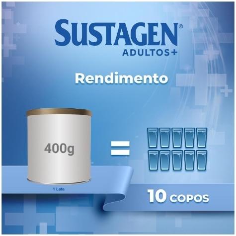Complemento Alimentar Sustagen Adultos+ Sabor Chocolate 400g - Imagem 8