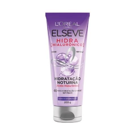 Creme de Tratamento Elseve Hidra Hialurônico Hidratação Noturna 200g - Imagem 1