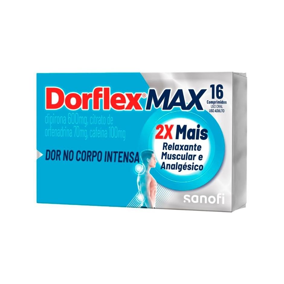 Dorflex MAX Analgésico e Relaxante Muscular 16 Comprimidos