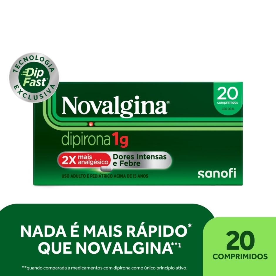 Novalgina 1g 20 Comprimidos