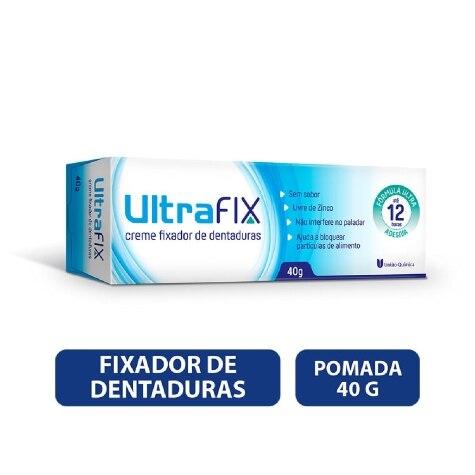 Creme Fixador de Dentadura Ultrafix sem Sabor 40g - Imagem 2