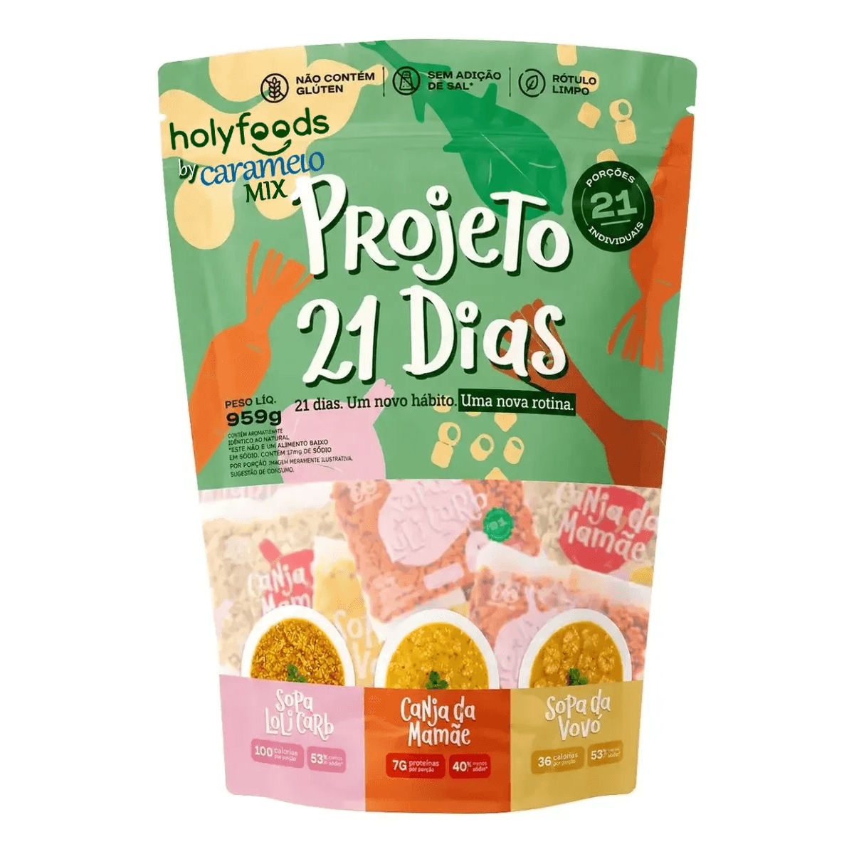 Sopa Low Carb Holysoup Caixa 160g - Imagem 1