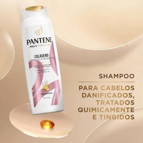 Shampoo Pantene Colágeno Hidrata & Resgata Cabelo Seco 175ml - Imagem 3