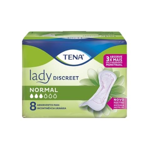 Absorvente para Incontinência Urinária Tena Lady Discreet Normal 8 Unidades - Imagem 1