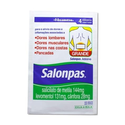 Salonpas Adesivo Grande 4 Unidades - Imagem 1