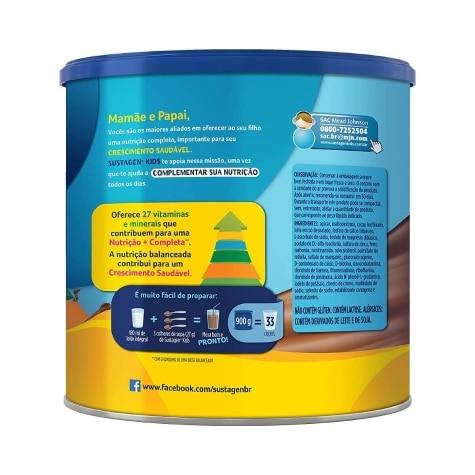 Sustagen Kids Sabor Chocolate 900g Leve mais Por menos - Imagem 3
