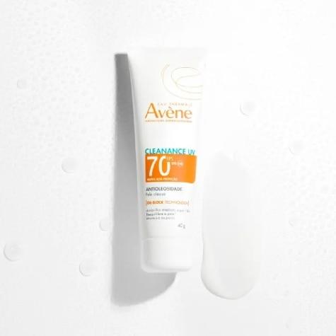 Protetor Solar Facial Avène Cleanance UV FPS70 Incolor 40g - Imagem 2
