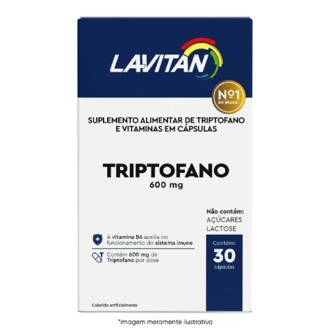 Lavitan Triptofano 30 Cápsulas - Imagem 2