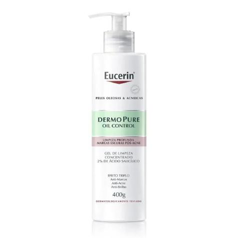 Gel de Limpeza Facial Eucerin Dermo Pure Concentrado 400g - Imagem 1