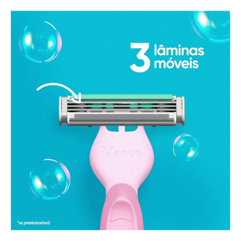 Aparelho de Depilar Gillette Venus Suave Sensitive Leve 4 Pague 3 Unidades - Imagem 2