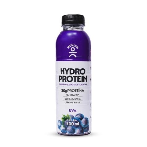 Bebida Proteica Moving Hydro Protein Sabor Uva 500ml - Imagem 1