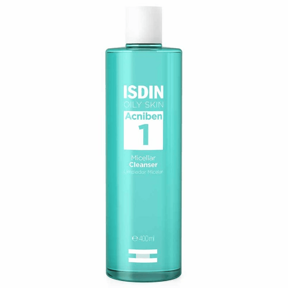 Água Micelar de Limpeza Isdin Oily Skin Acniben 1 Micellar Cleanser 400ml - Imagem 1