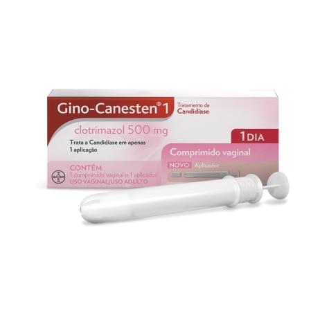 Gino- Canesten Clotrimazol 500 mg 1 Cápsulas Moles Vaginal + 1 Aplicador - Imagem 3