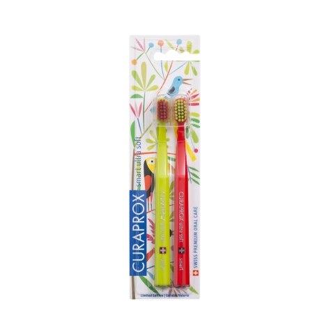 Escova Dental Infantil Curaprox Smart Ultra Soft 2 Unidades Cores Sortidas - Imagem 3