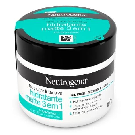 Creme Hidratante Facial Neutrogena Face Care Intensive Matte 3 em 1 100g - Imagem 3