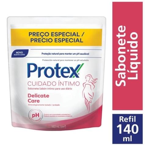 Sabonete íntimo Líquido Protex Delicate Care Refil 140ml - Imagem 3