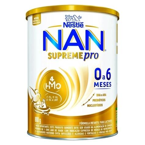 Fórmula Infantil Nan SupremePro 0 a 6 meses 800g - Imagem 1