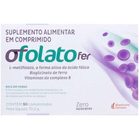 Ofolato Fer 90 Comprimidos - Imagem 1