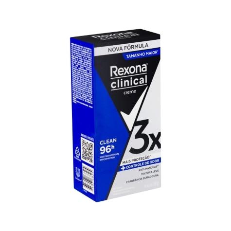 Desodorante Stick Rexona Men Clinical Clean 96h 58g - Imagem 3