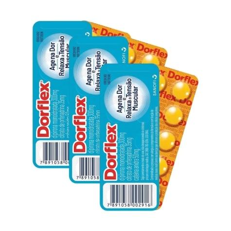 Kit 3 Unidades Dorflex 10 Comprimidos - Imagem 1