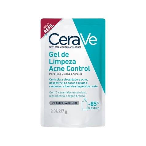 Gel de Limpeza Cerave Acne Control Refil Facial 227g - Imagem 1