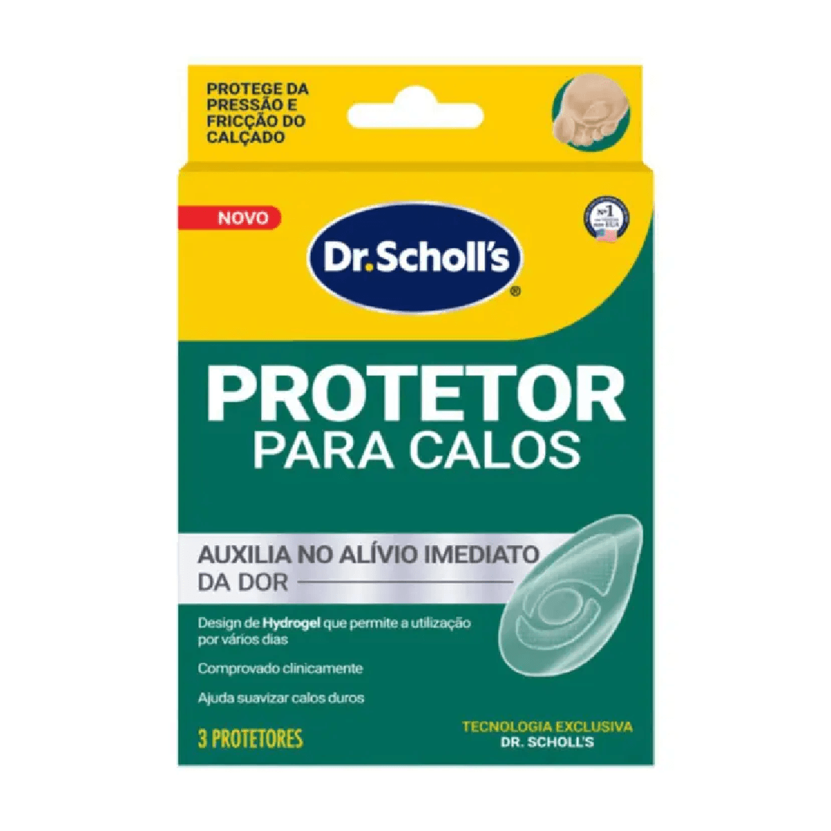 Protetor para Calos Dr Scholls 3 unidades - Imagem 1