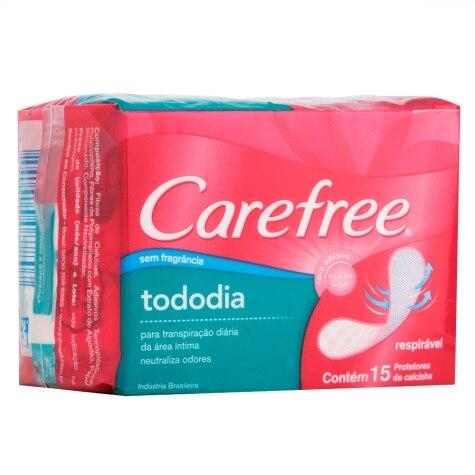 Protetor Diário Tododia Carefree sem Perfume 15 Unidades - Imagem 1