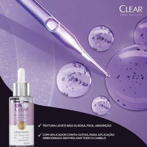 Tônico Capilar Antiqueda Clear Derma Solutions Woman 60ml - Imagem 4