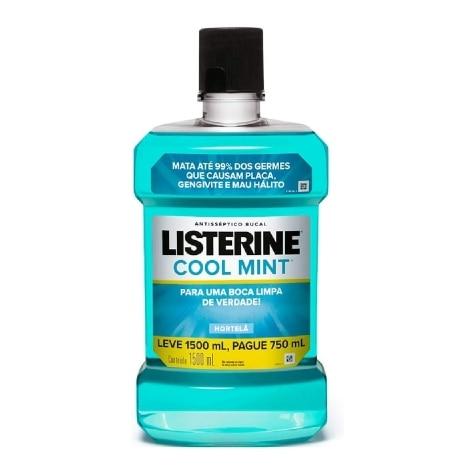Enxaguante Bucal Listerine Cool Mint Hortelã Leve mais Pague menos 1500ml - Imagem 1
